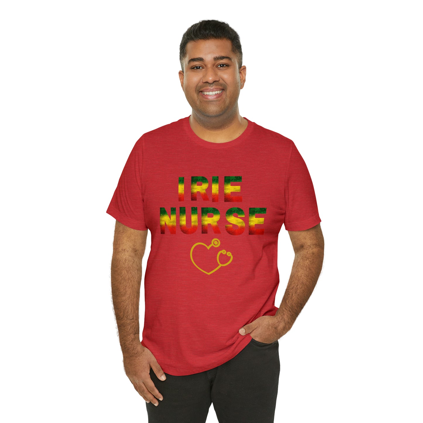 UNISEX SHORT SLEEVE IRIE NURSE T SHIRT GIFT