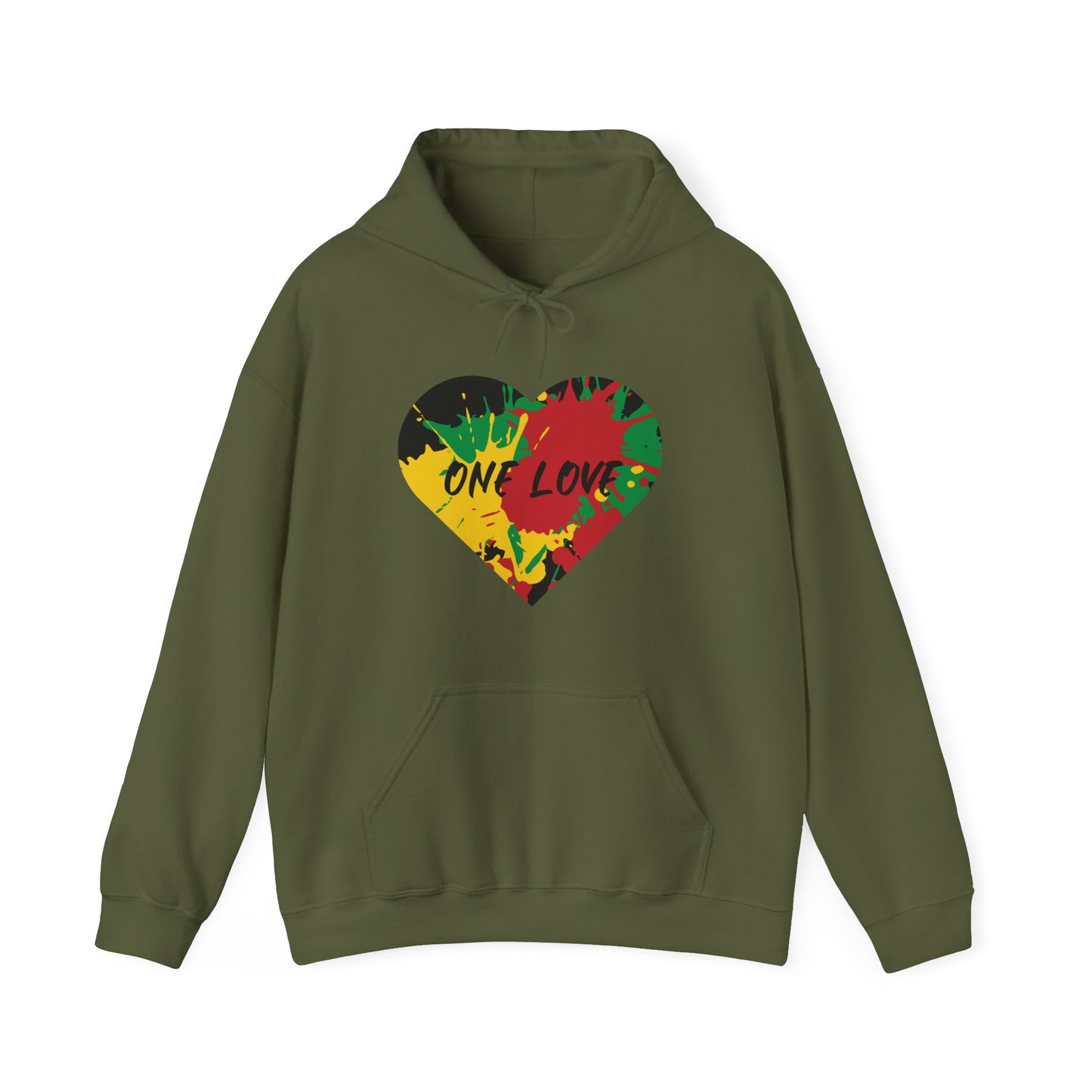 UNISEX RASTAH THEME HOODED SWEATSHIRT