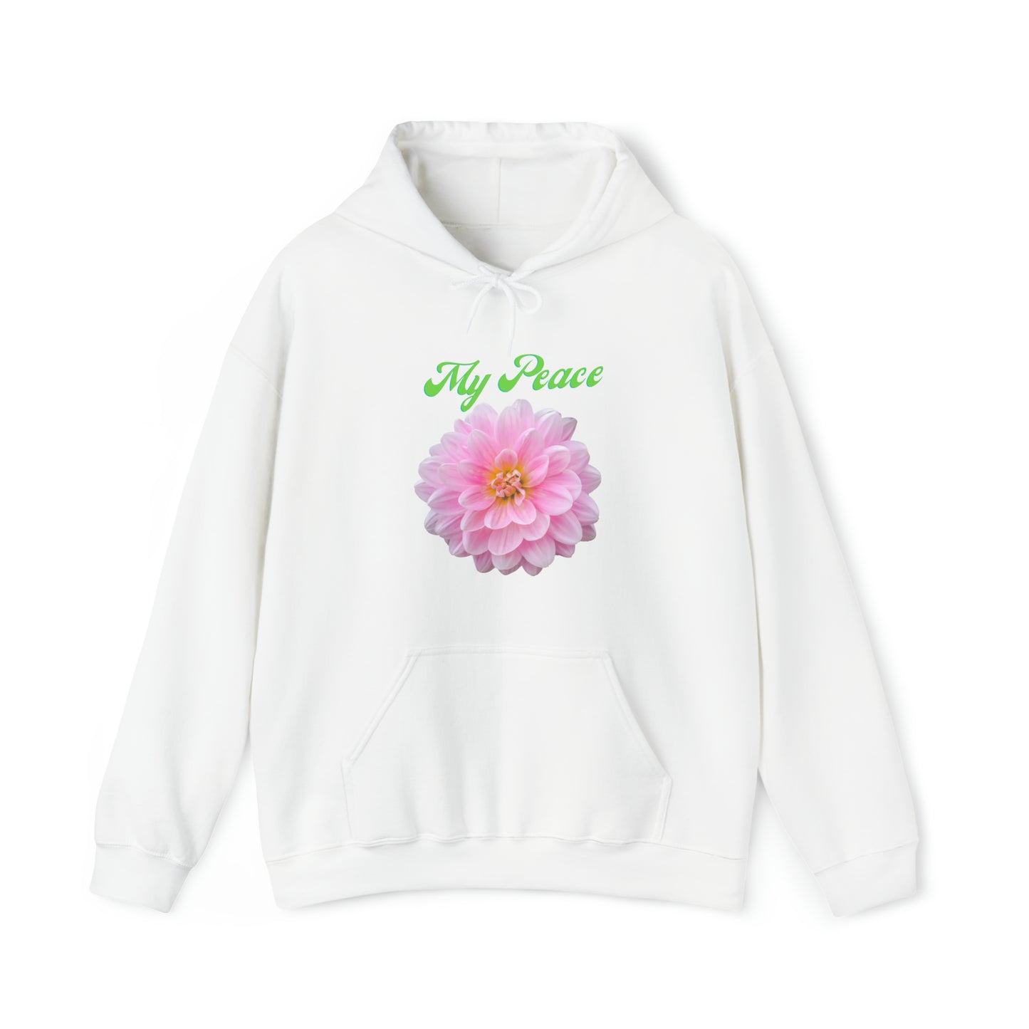 My Peace pink peony unisex hoodie gift