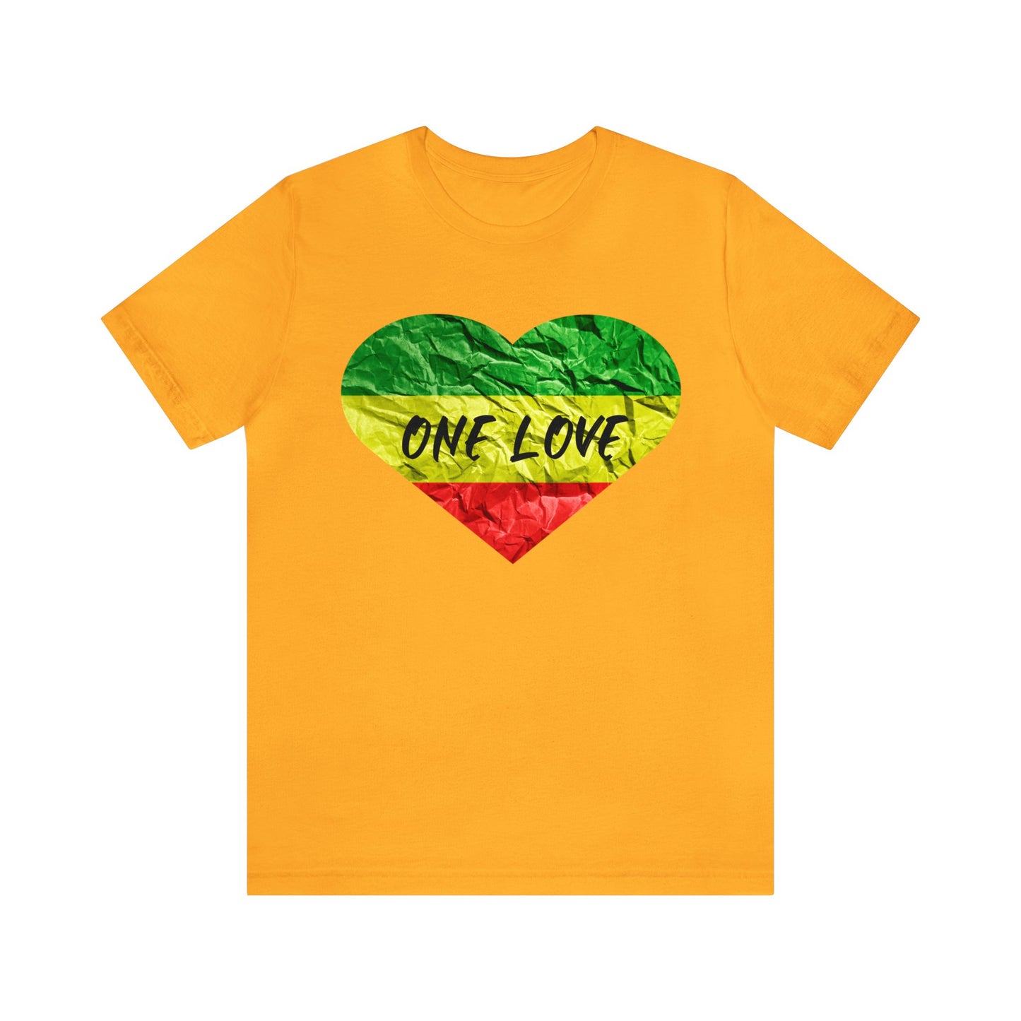 ONE LOVE ROOTS REGGAE CREWNECK T SHIRT