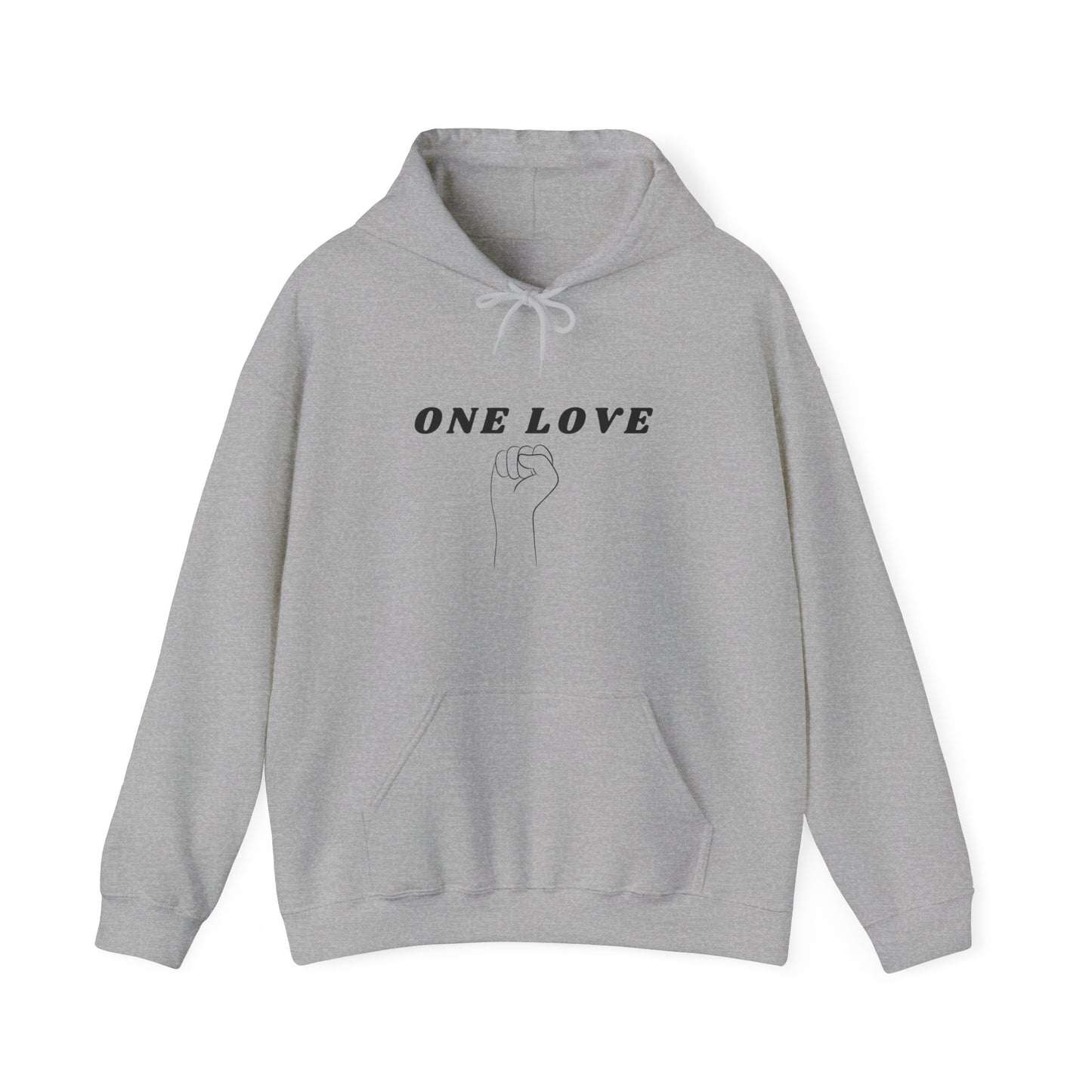 ONE LOVE SOLIDARITY HOODED  SWEATSHIRT GIFT