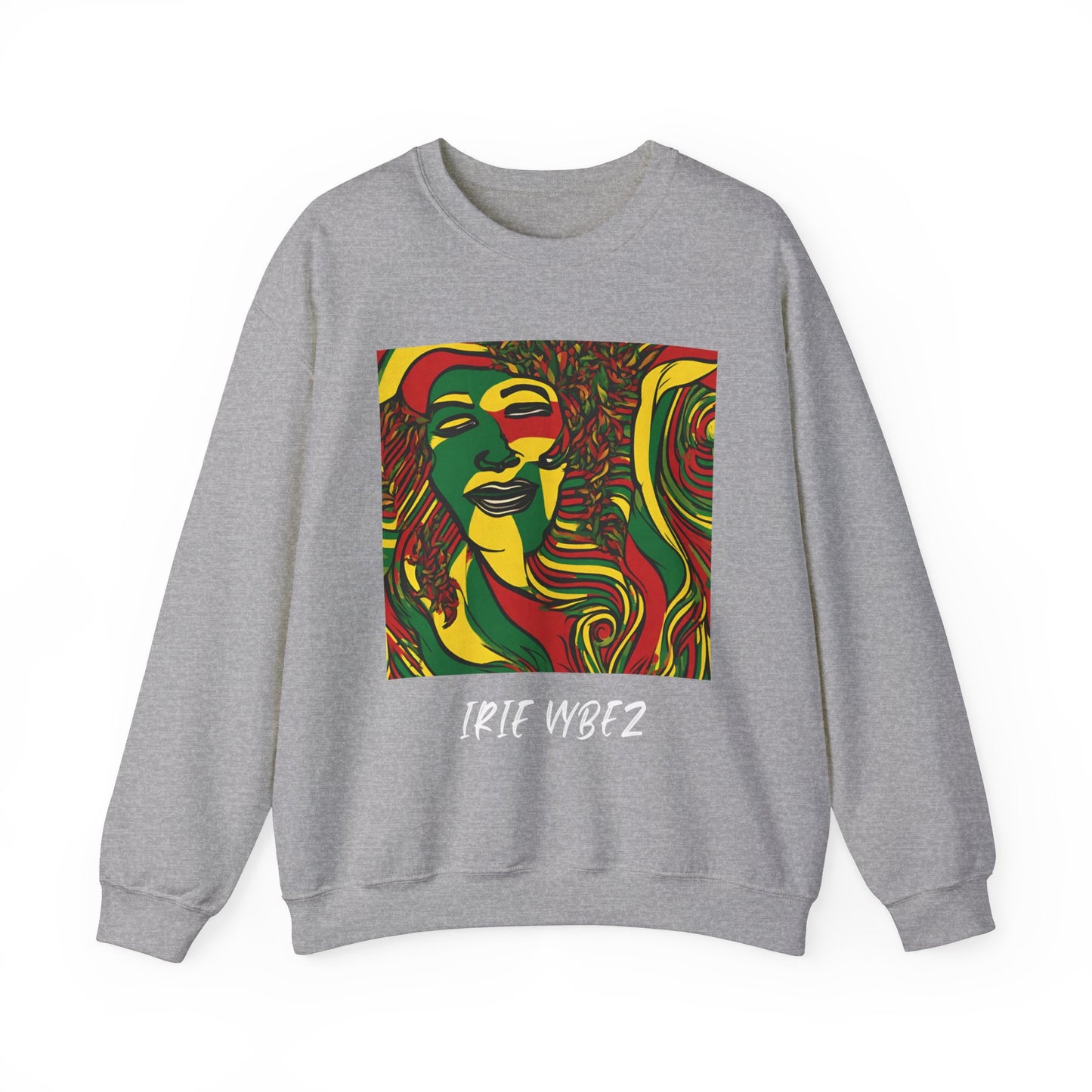 GRAPHIC RASTAH ART DESIGN CREWNECK SWEATSHIRT