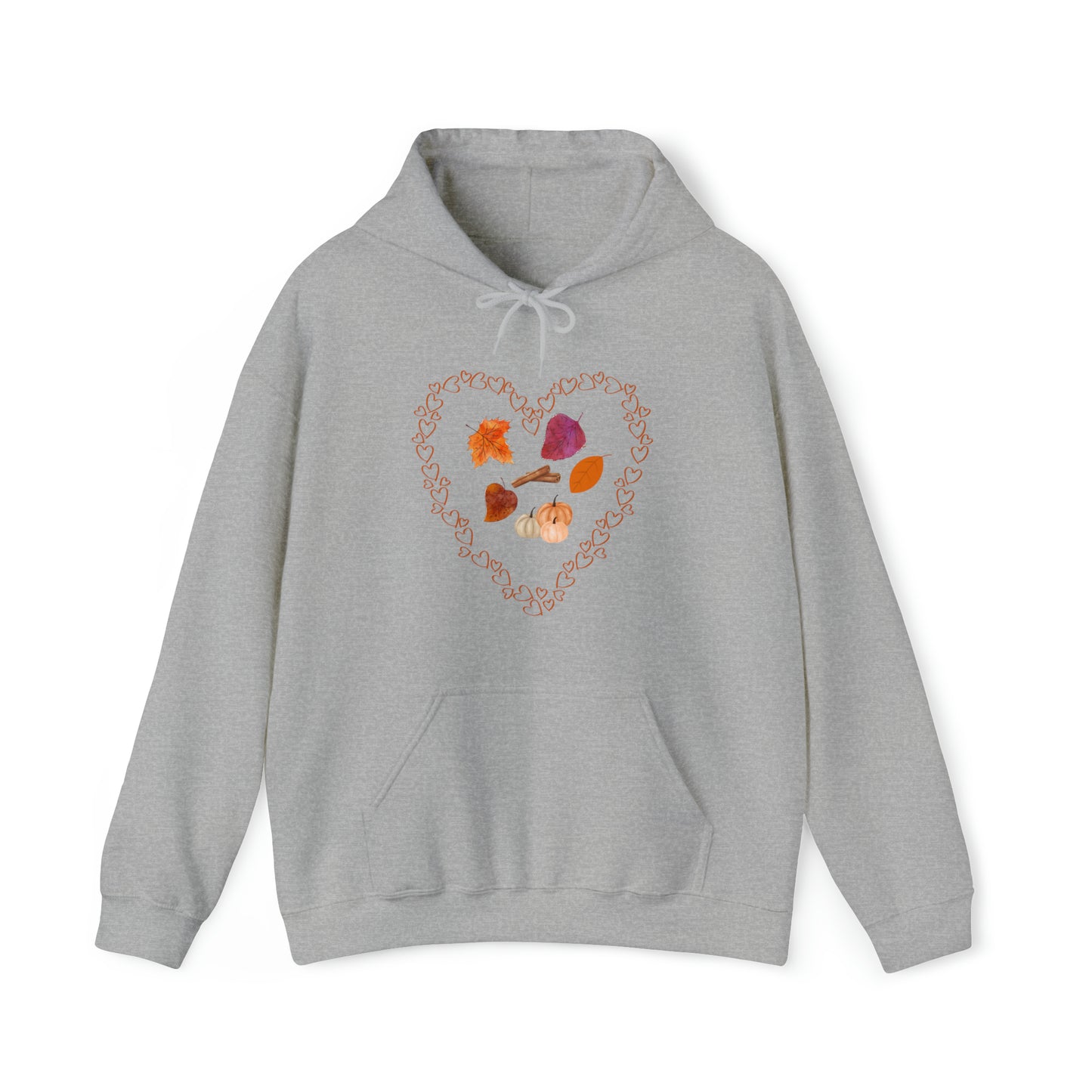 LOVE FALL THEME FALL HOODIE