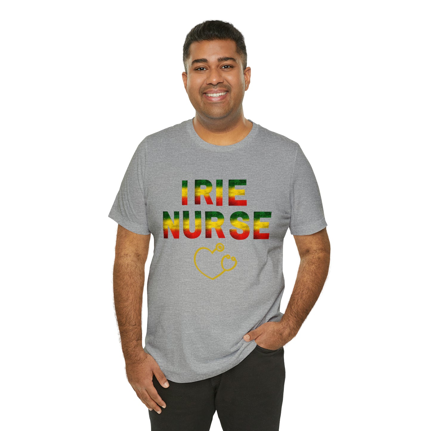 UNISEX SHORT SLEEVE IRIE NURSE T SHIRT GIFT