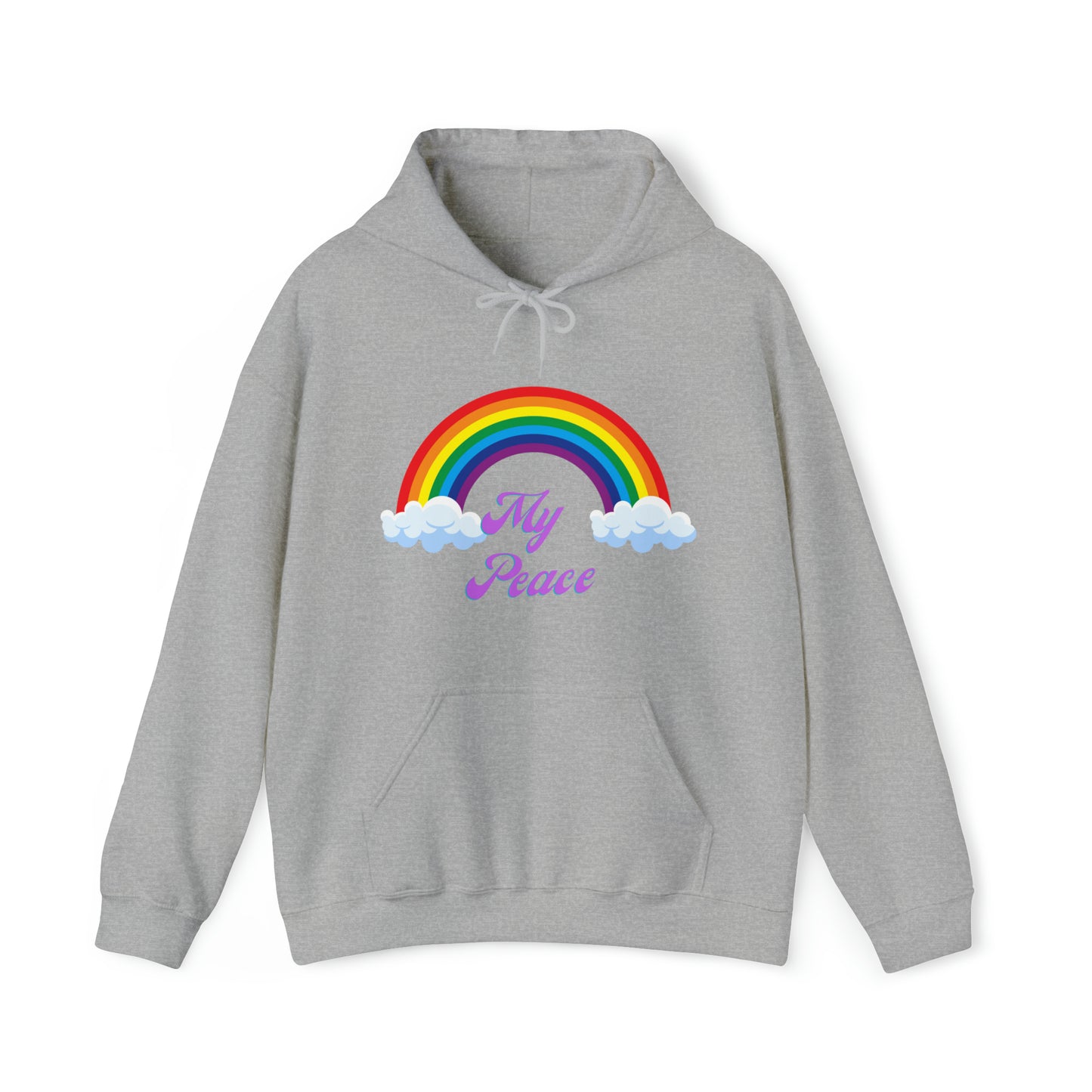 Rainbow Print Statement Hoodie Gift