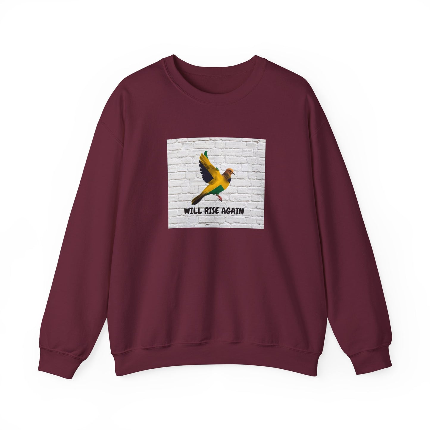 Will Rise Again Help Jamaica  Crewneck Sweatshirt