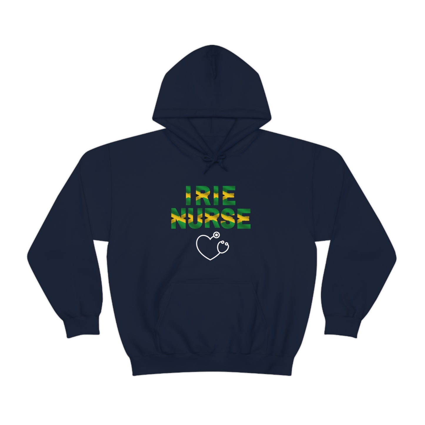 IRIE NURSE HOODED SWEATSHIRT GIFT FOR JAMAICAN NURSES