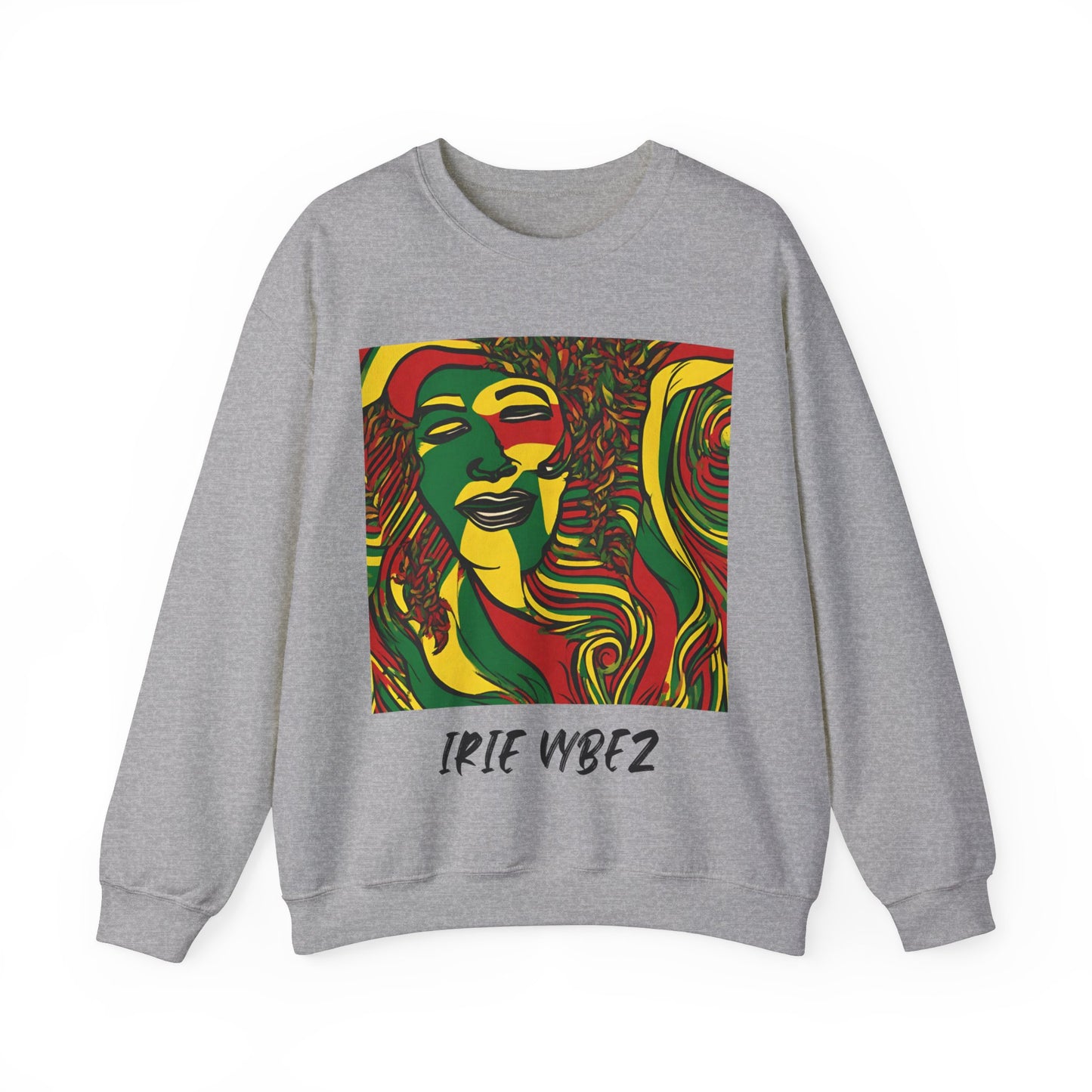 IRIE VYBEZ ABSTRACT ART SWEATSHIRT GIFT