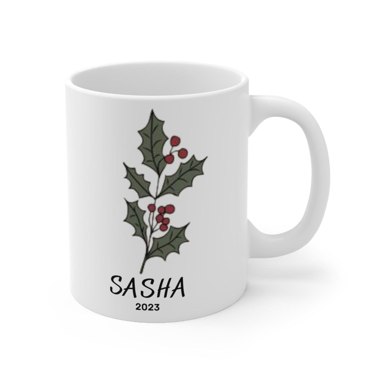 Birth Month flower mug (December)