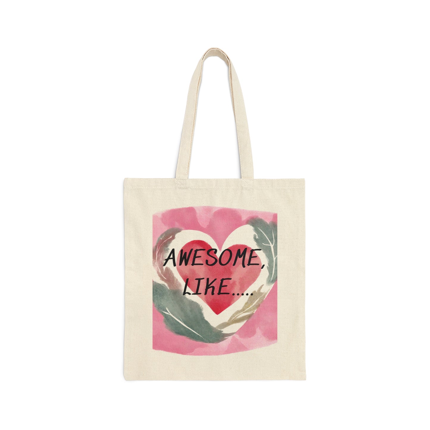 AWESOME, LIKE  GRAPHIC TOTE BAG GIFT