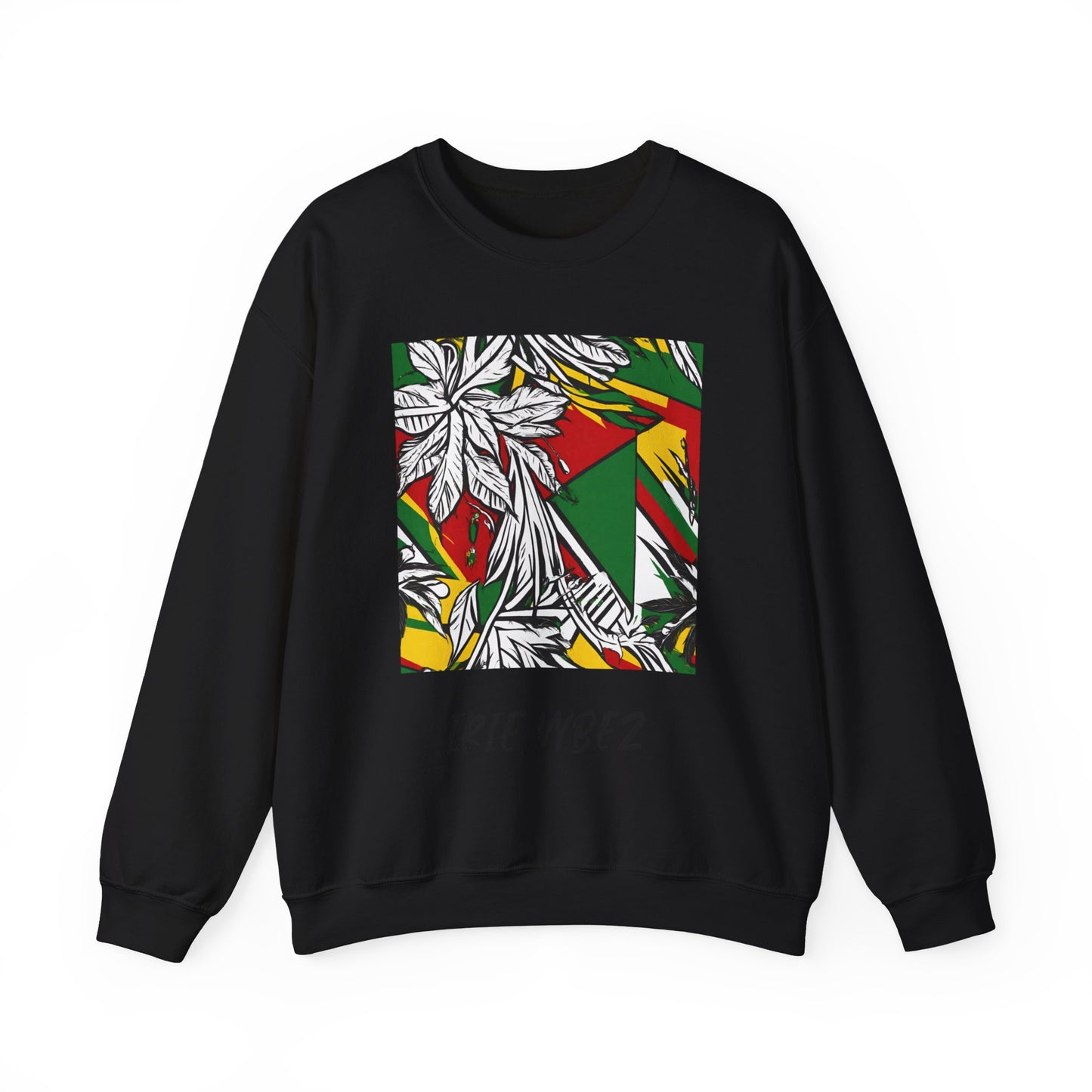 IRIE VYBEZ ABSTRACT ART GRAPHIC SWEATSHIRT