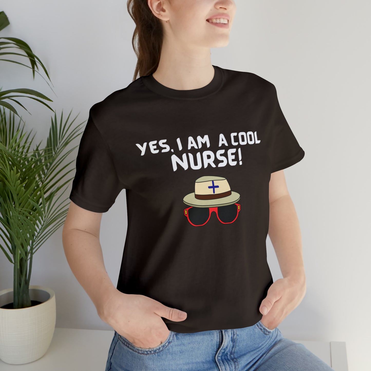 COOL NURSE CREWNECK TEE SHIRT GIFT FOR NURSES