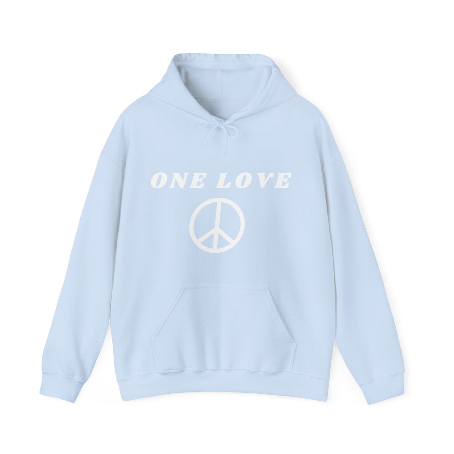 ONE LOVE PEACE HOODED SWEATSHIRT GIFT