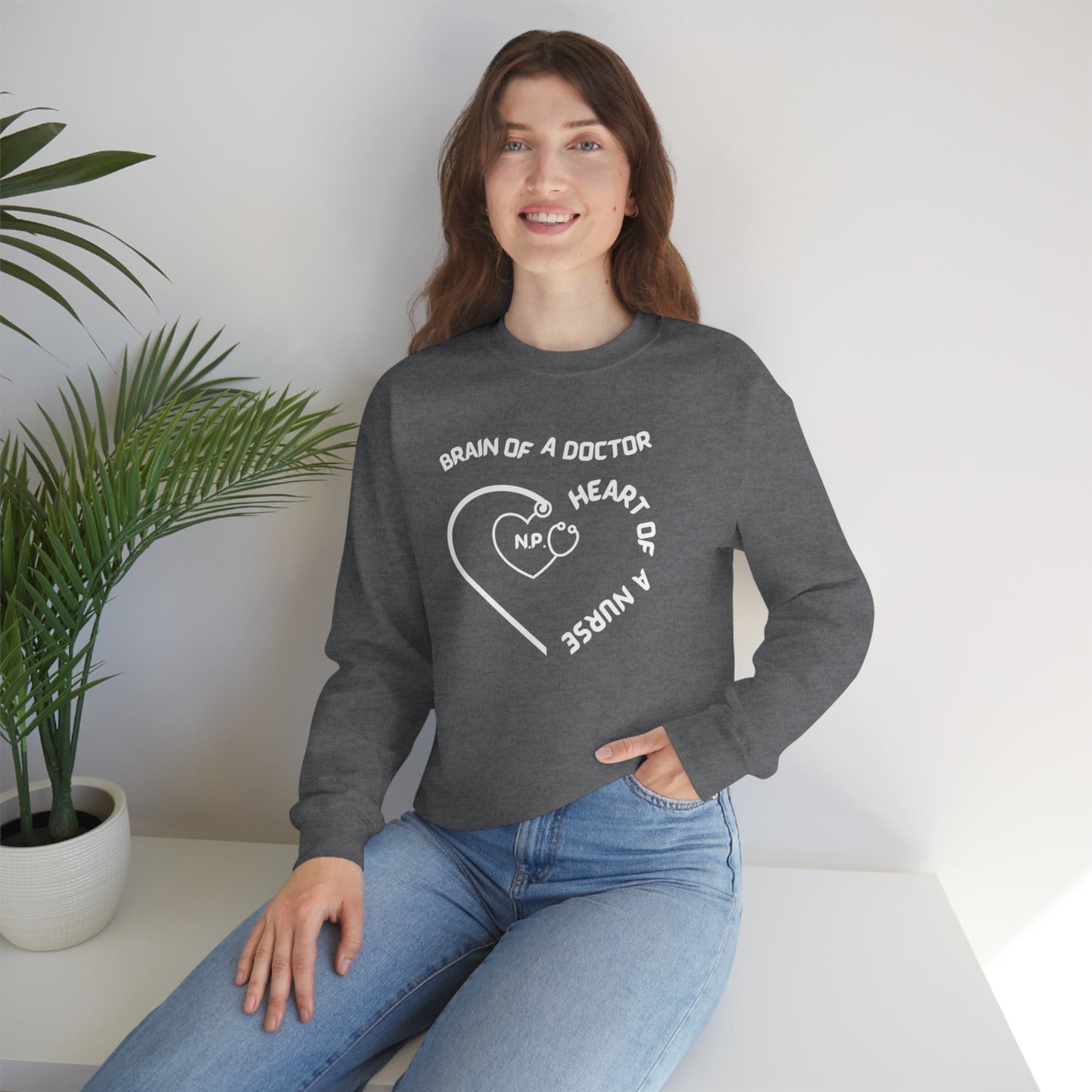 NURSE PRACTITIONER CUTE CREWNECK SWEATSHIRT GIFT