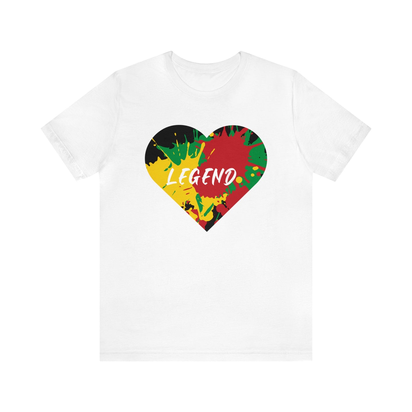 LEGEND REGGAE THEME CREWNECK TEE SHIRT