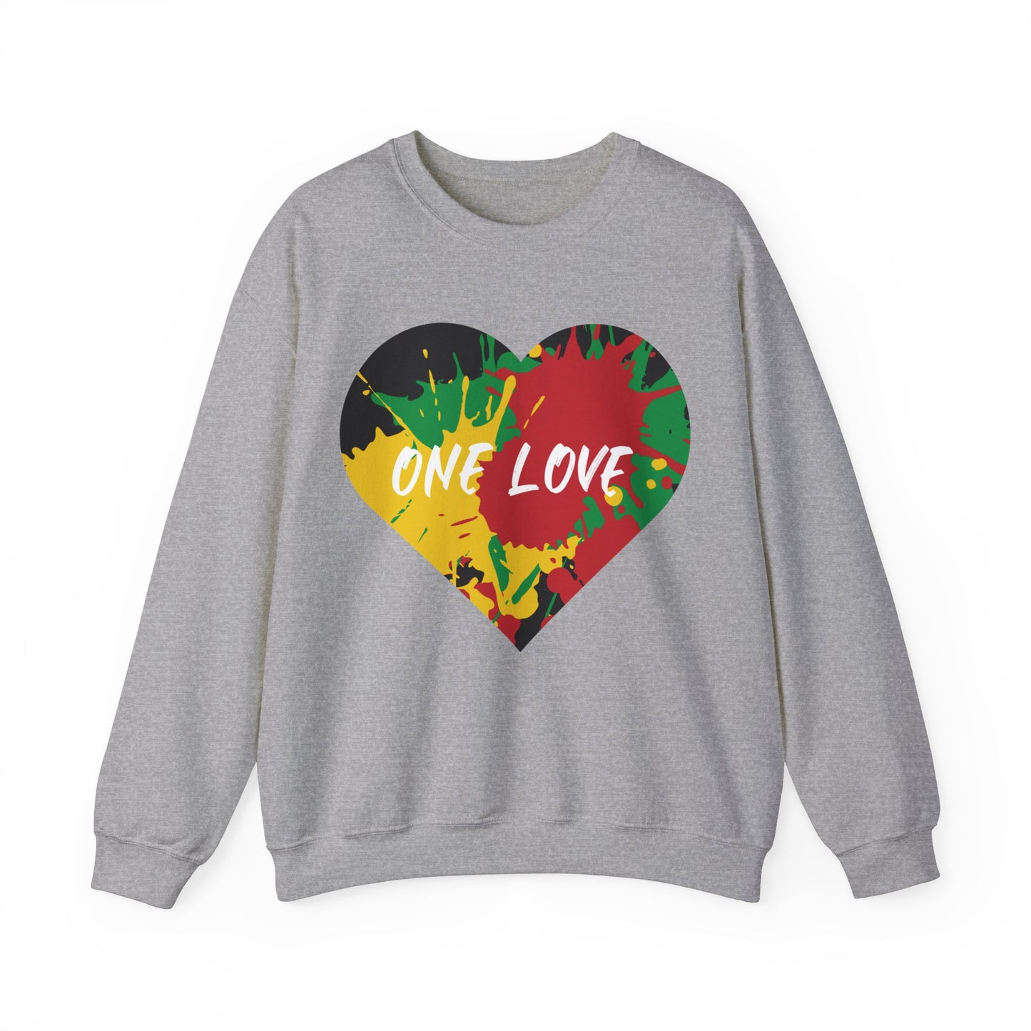 ONE LOVE ROOTS COLOR SPLASH ART SWEATSHIRT