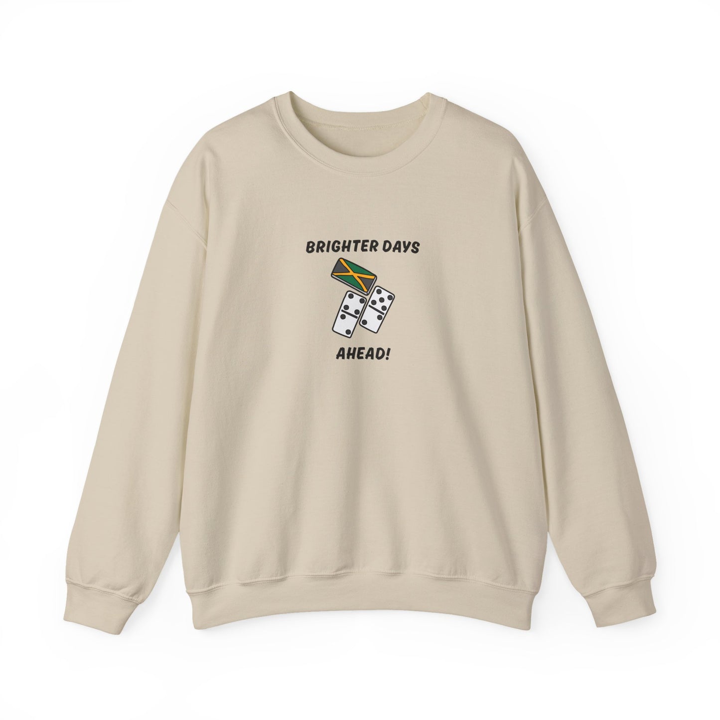 Jamaica  Domino Nostalgia Brighter Days Ahead  Crewneck Sweatshirt