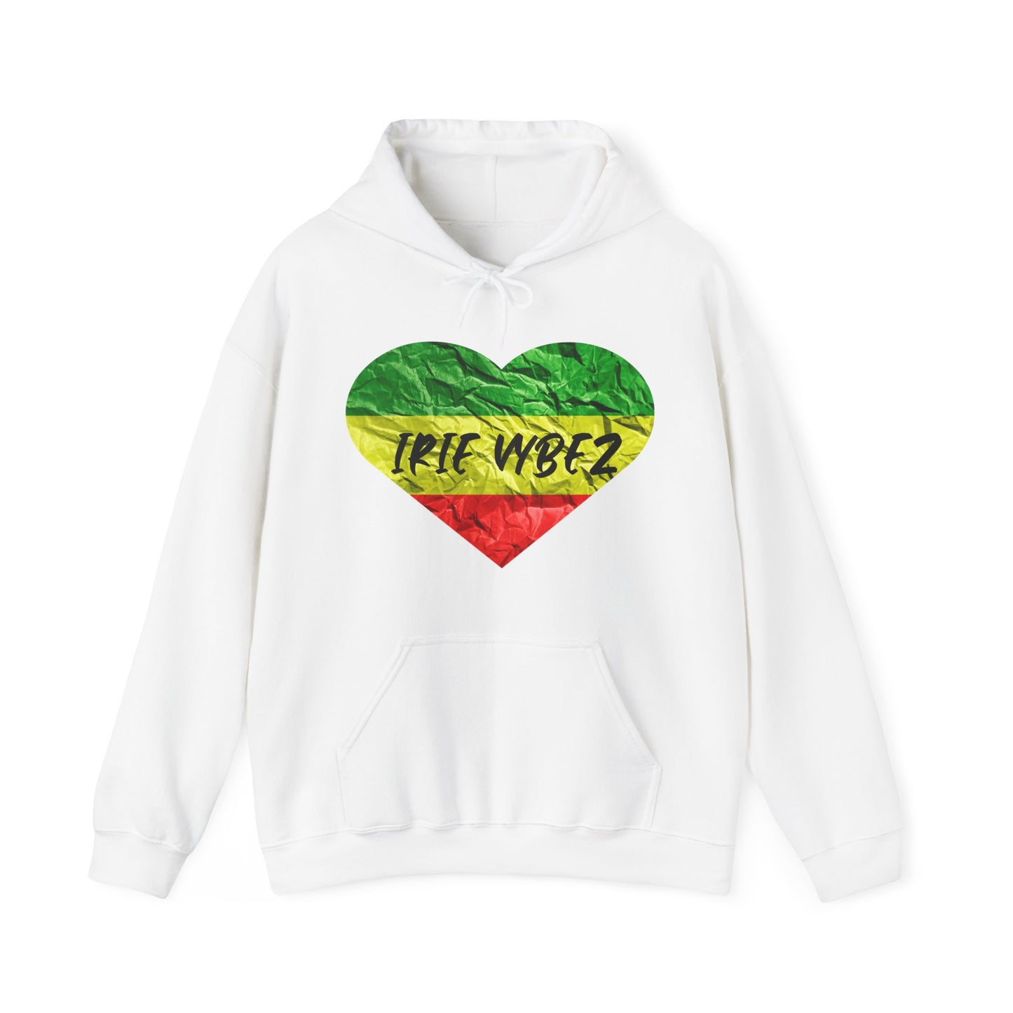 IRIE VYBEZ REGGAE THEME GRAPHIC HOODED SWEATSHIRT