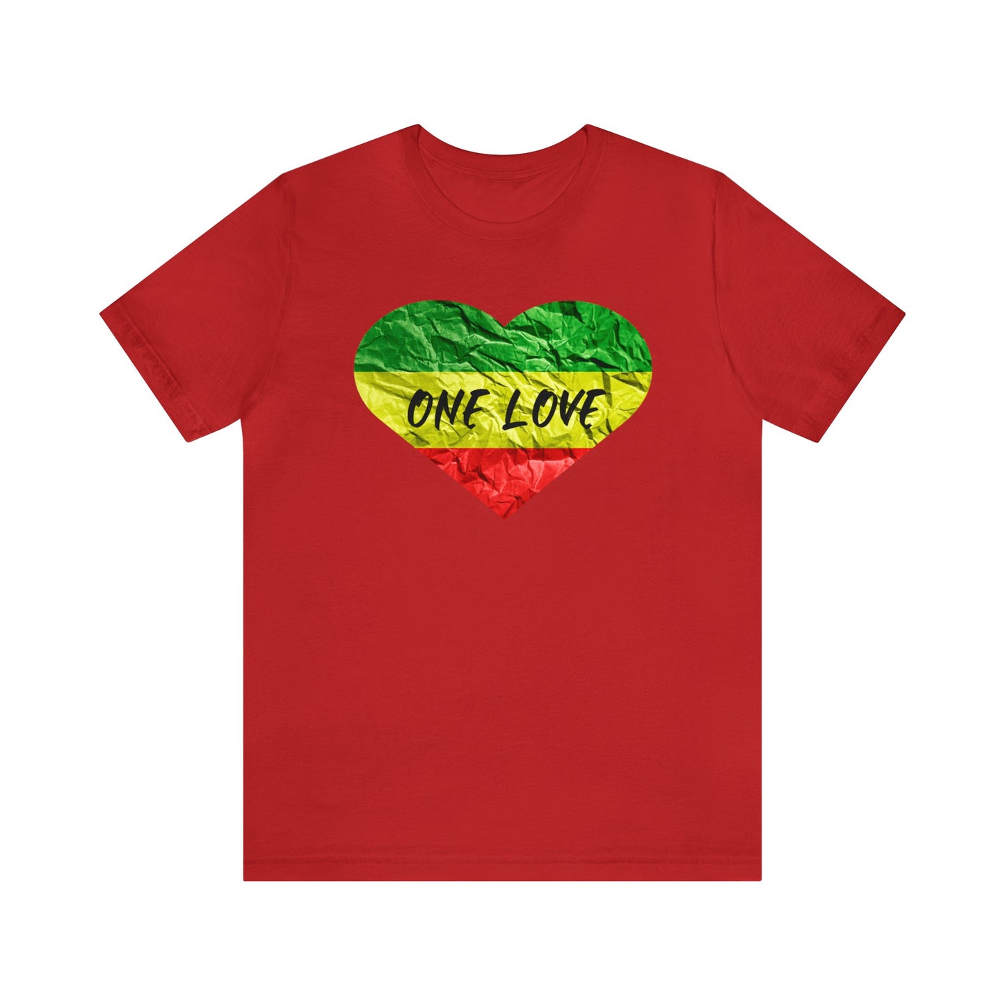 REGGAE ONE LOVE ROOTS SHORT SLEEVE TEE SHIRT GIFT