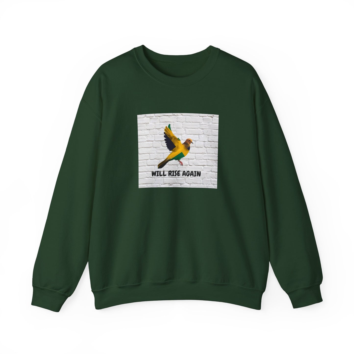 Will Rise Again Help Jamaica  Crewneck Sweatshirt