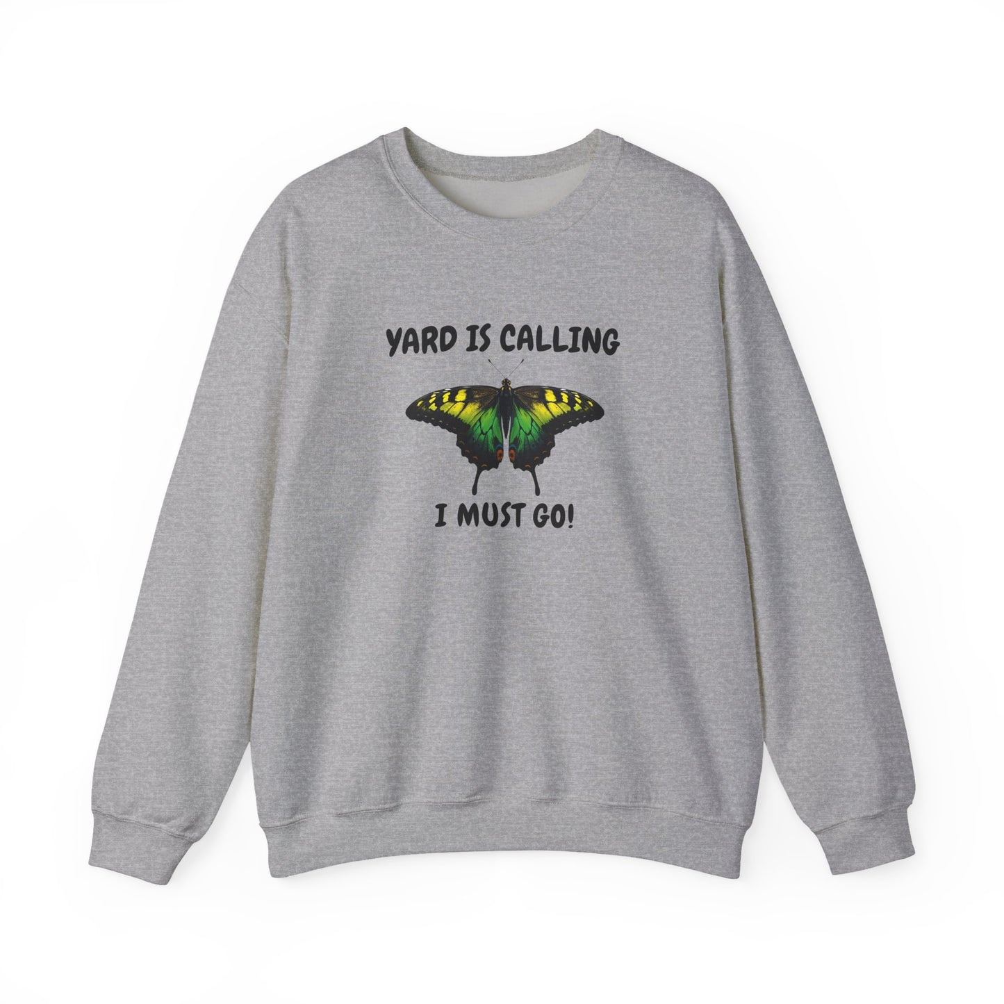 “Yard Is Calling, I Must Go!” Jamaican Color Butterfly Swearshirt