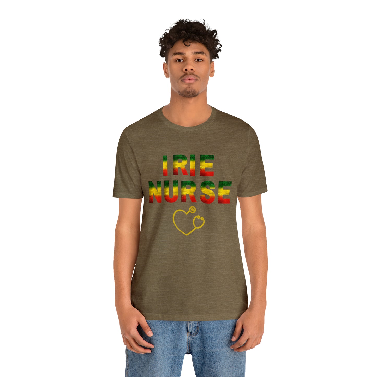 UNISEX SHORT SLEEVE IRIE NURSE T SHIRT GIFT