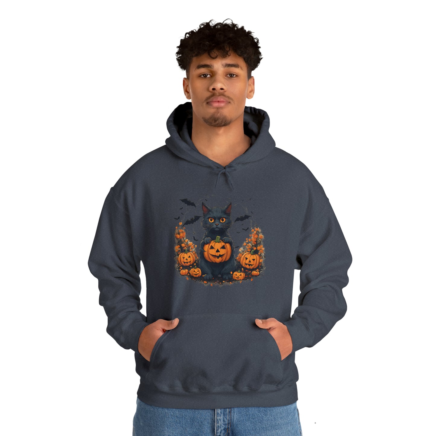 BLACK CAT HALLOWEEN HOODIE GIFT