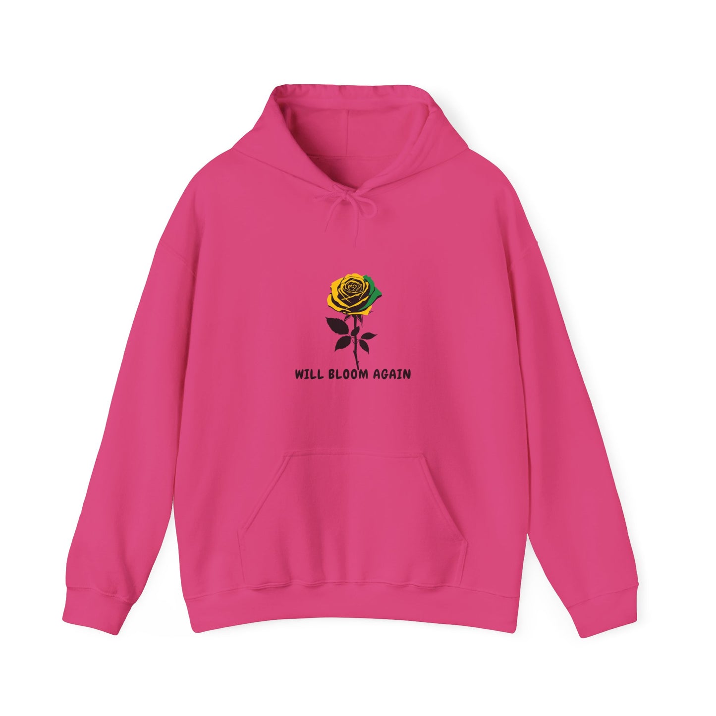 Jamaican Rose Graphic Hoodie — Unity and Aid