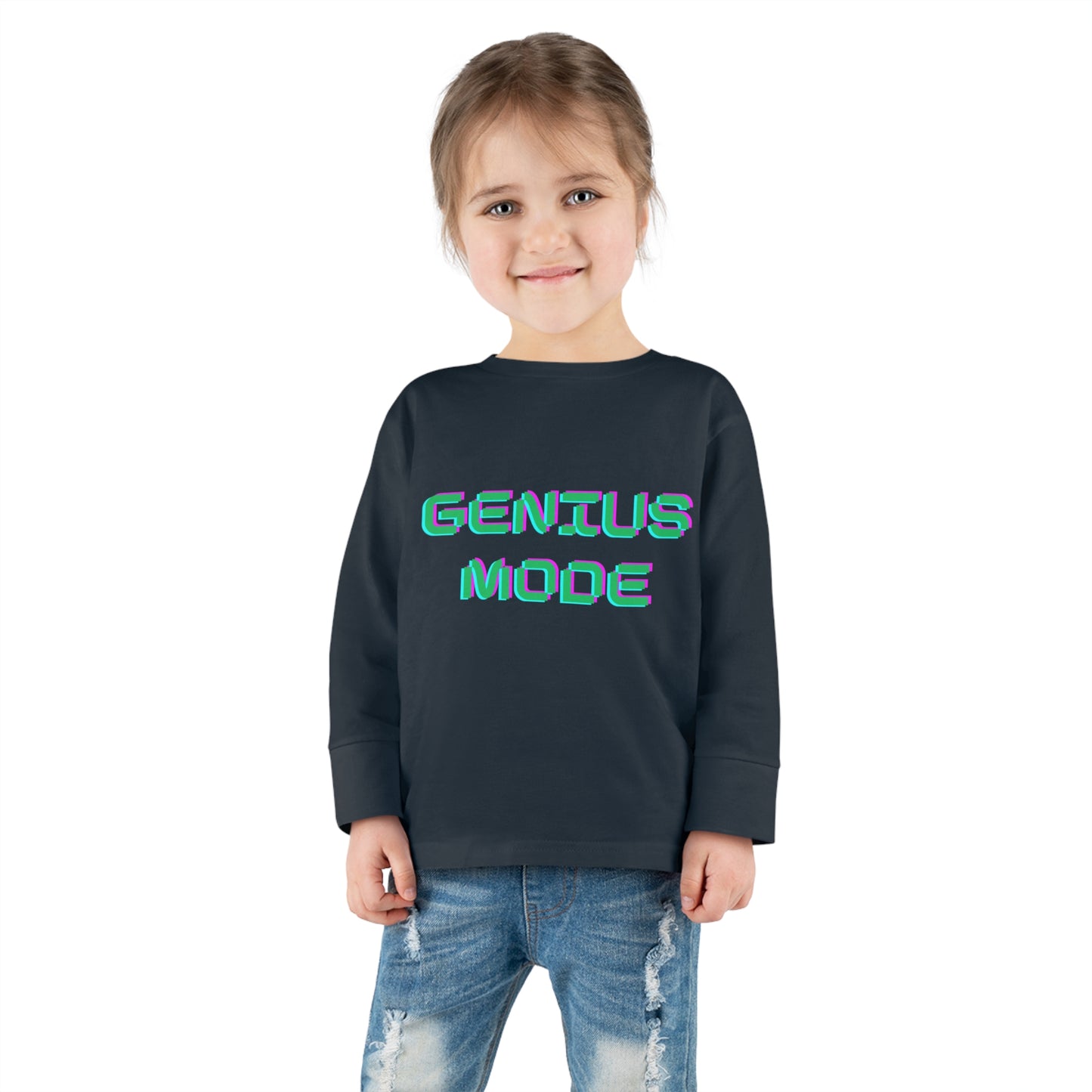 TODDLER GENIUS MODE LONG SLEEVE T SHIRT