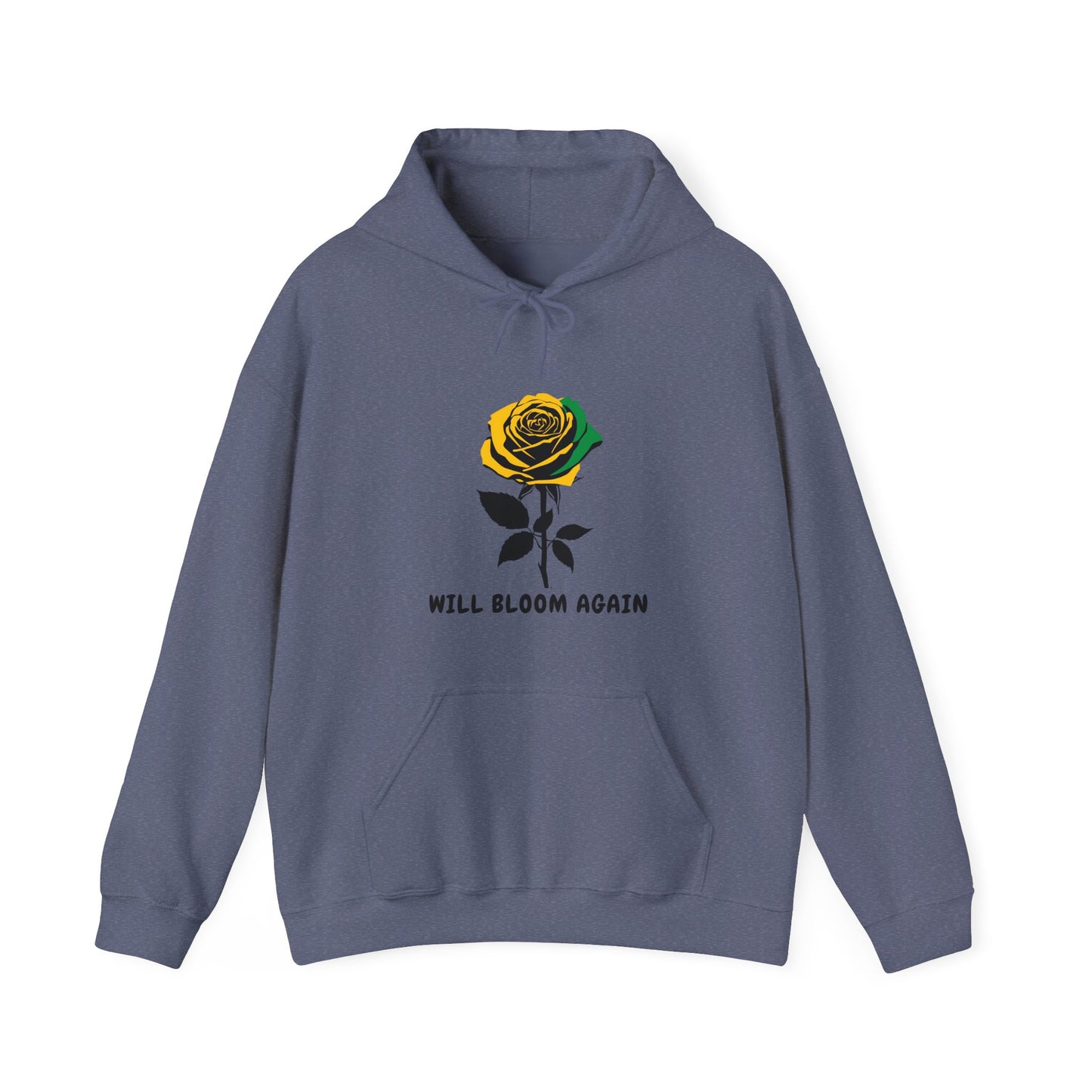 Will Bloom Again Jamaica Rose Resilience Hoodie