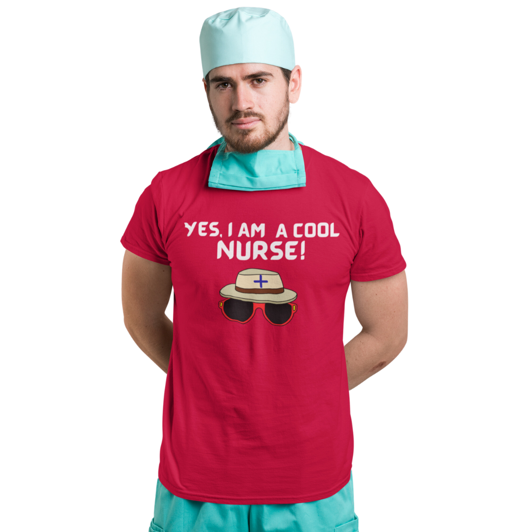 COOL NURSE CREWNECK TEE SHIRT GIFT FOR NURSES