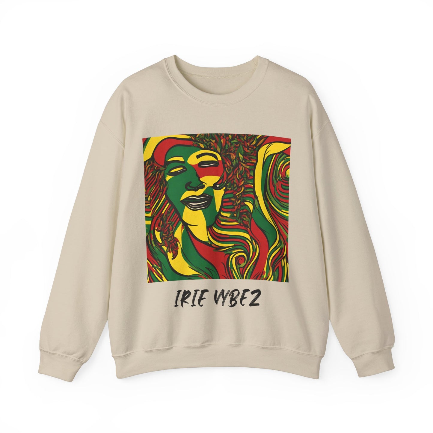 IRIE VYBEZ ABSTRACT ART SWEATSHIRT GIFT