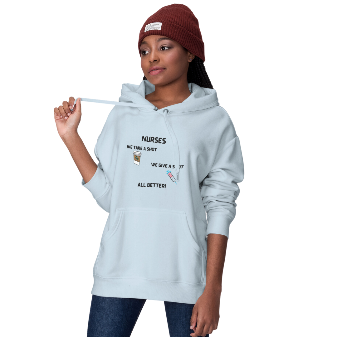 NURSES FUNNY HOODED SWEATSHIRT GIFT