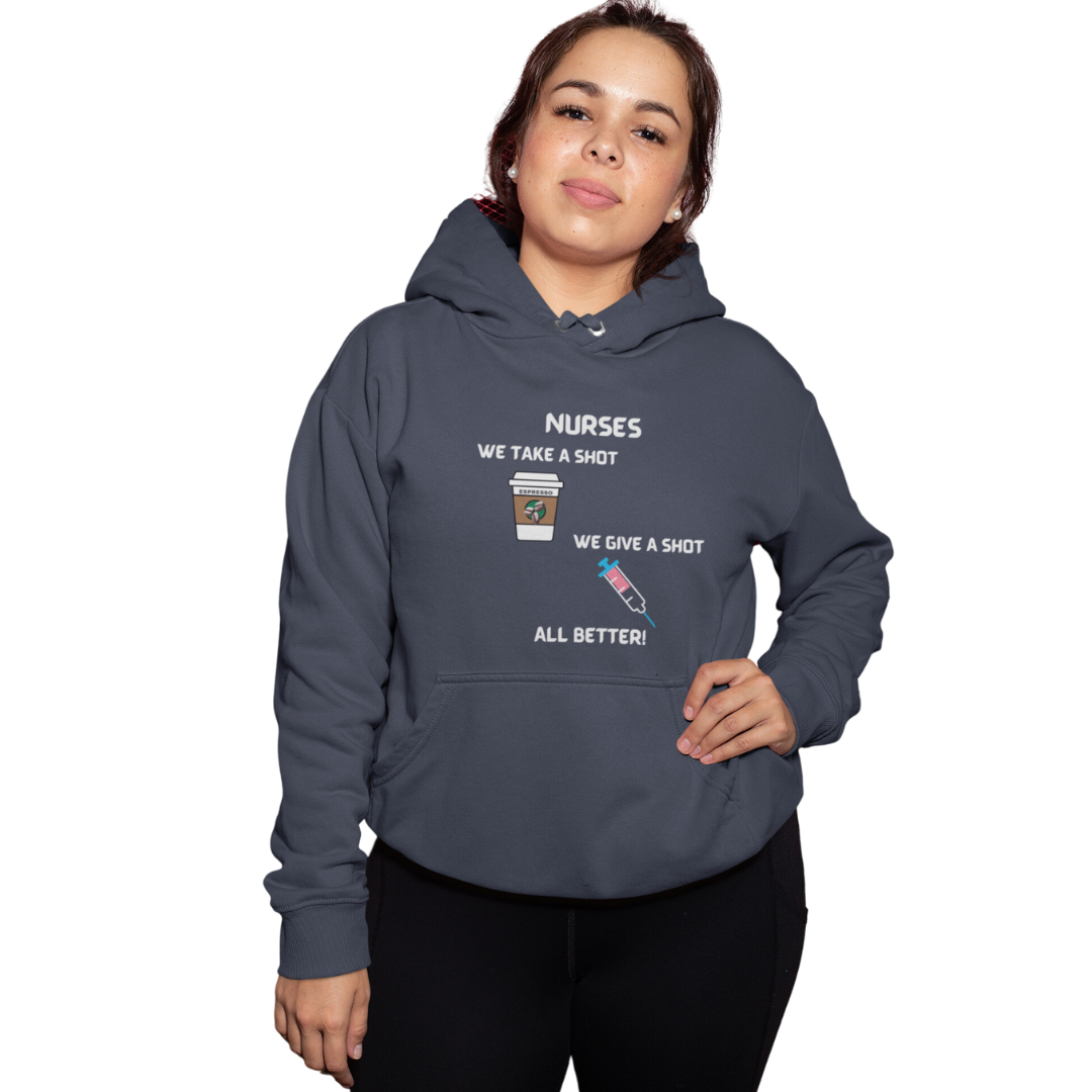 NURSES FUNNY HOODED SWEATSHIRT GIFT