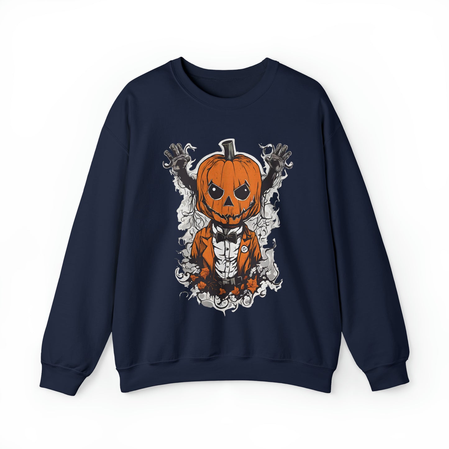 CREEPY PUMPKIN HALLOWEEN SWEATSHIRT GIFT