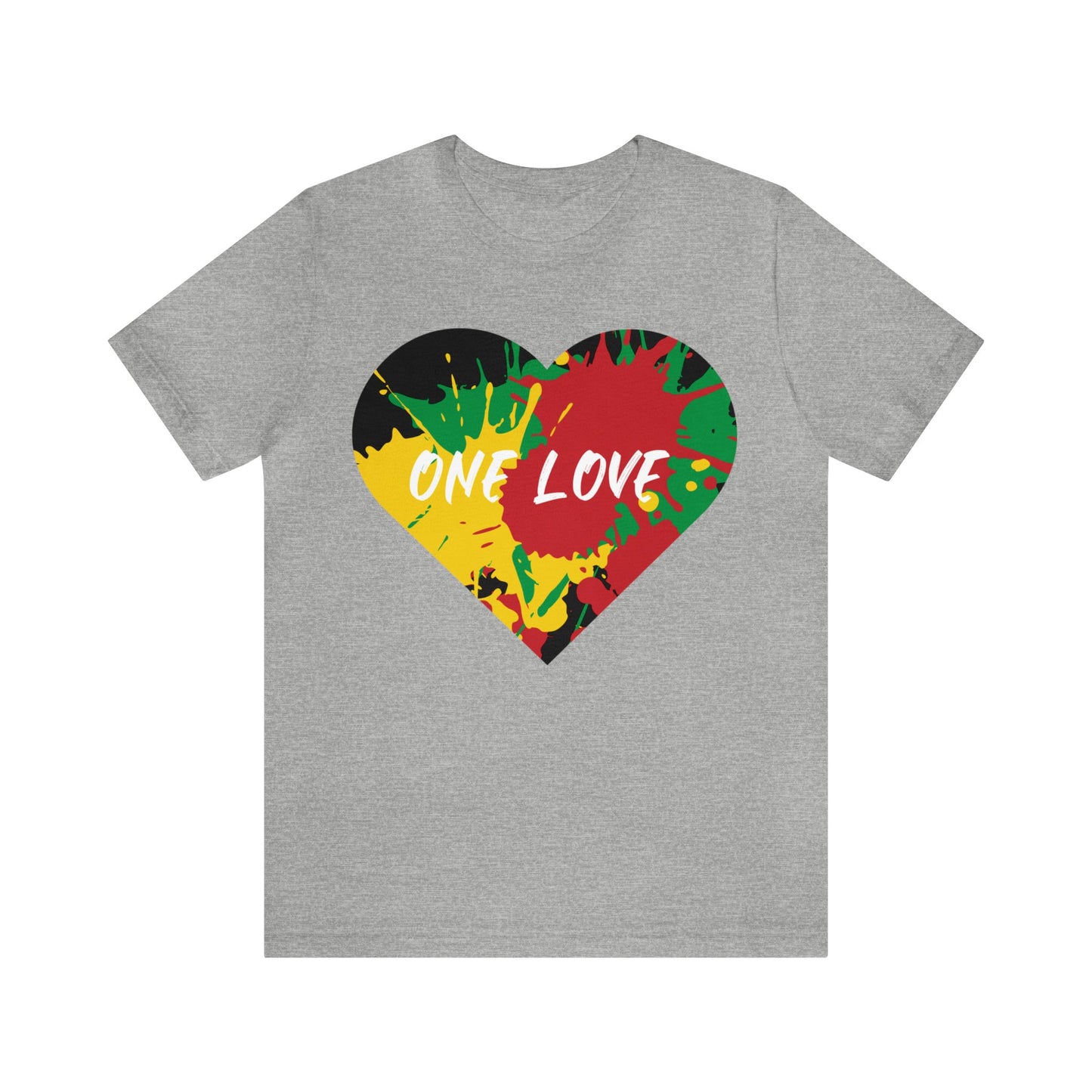 ONE LOVE TEE SHIRT REGGAE ART