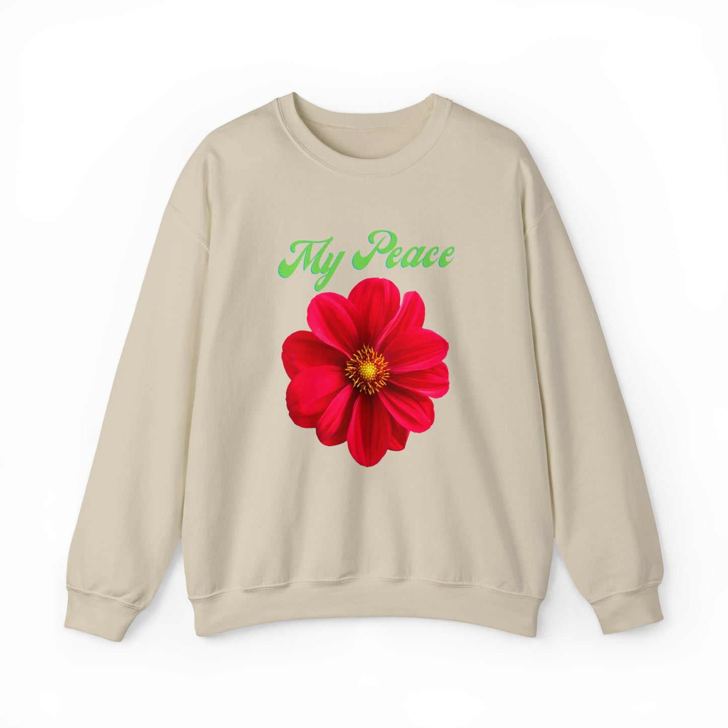 Red Flower design Statement sweatshirt Gift