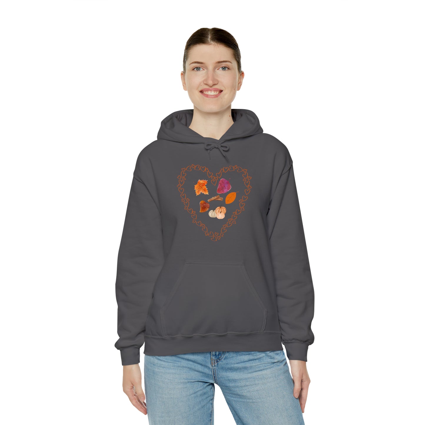 LOVE FALL THEME FALL HOODIE