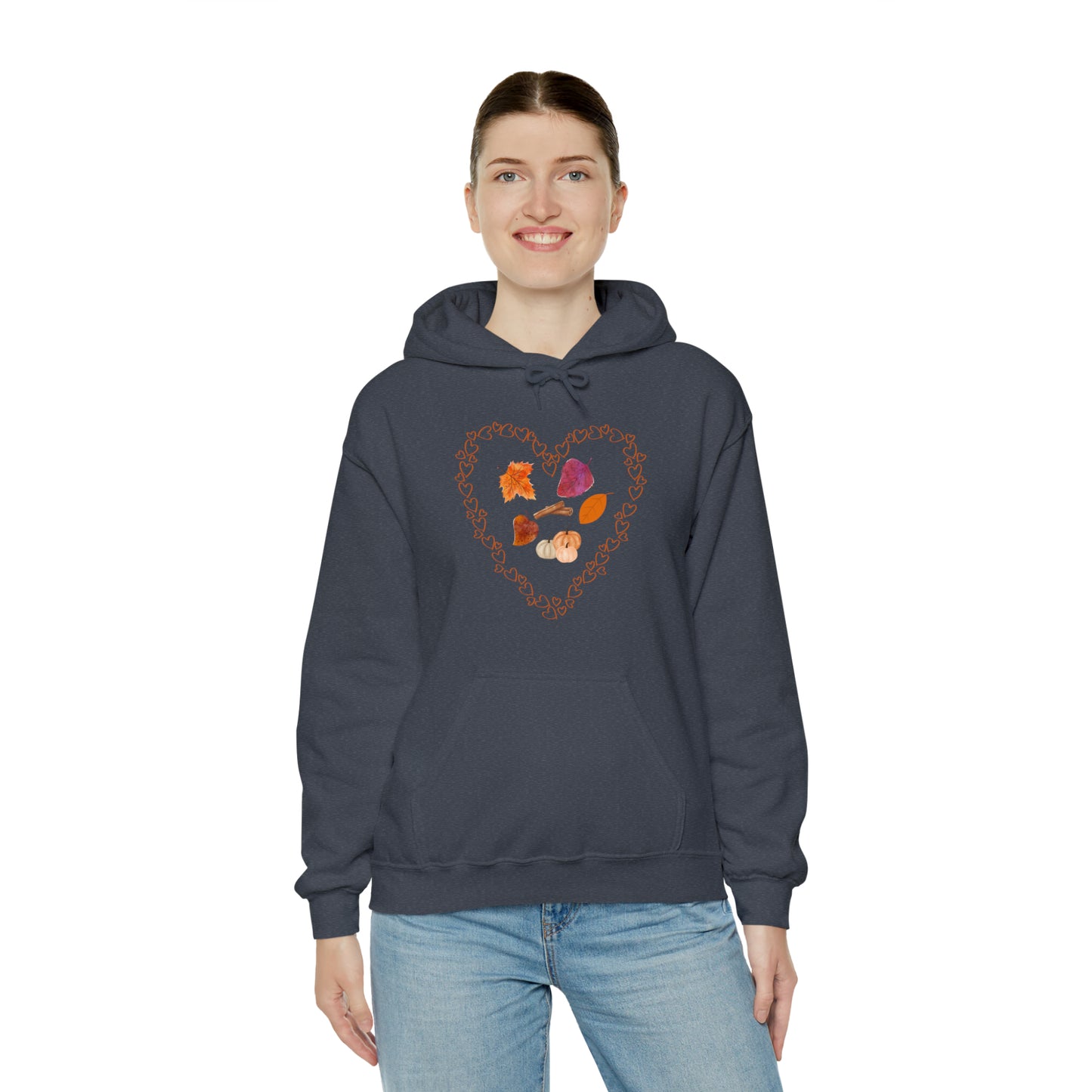 LOVE FALL THEME FALL HOODIE