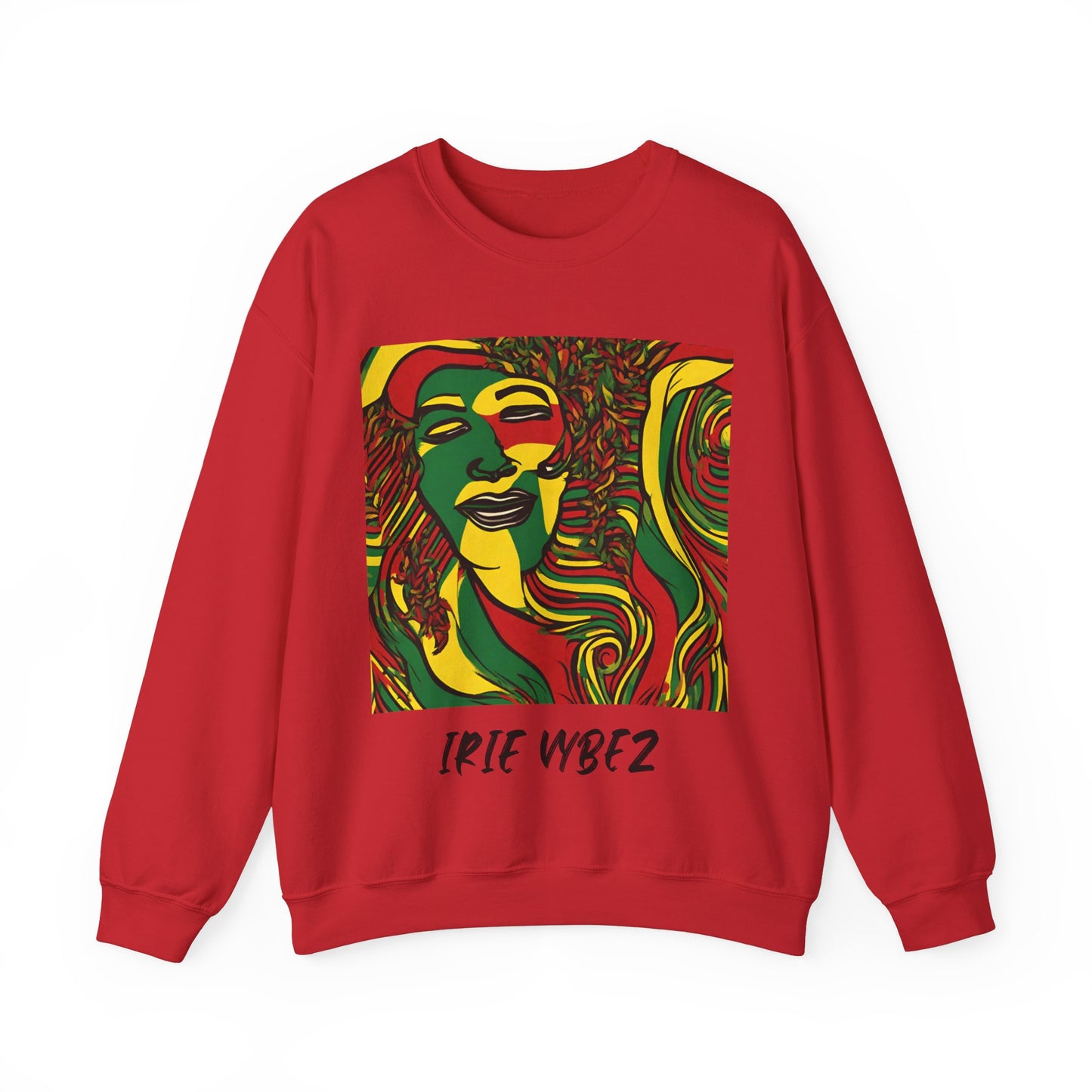 IRIE VYBEZ ABSTRACT ART SWEATSHIRT GIFT