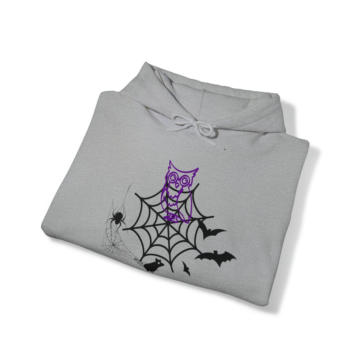 EEK BOO HOOT UNISEX HOODED HALLOWEEN SWEATSHIRT GIFT