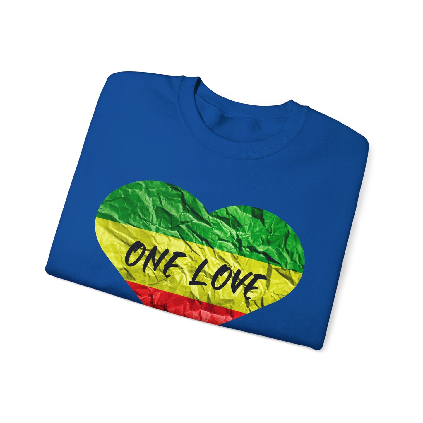 ONE LOVE ROOTS HEART  DESIGN SWEATSHIRT