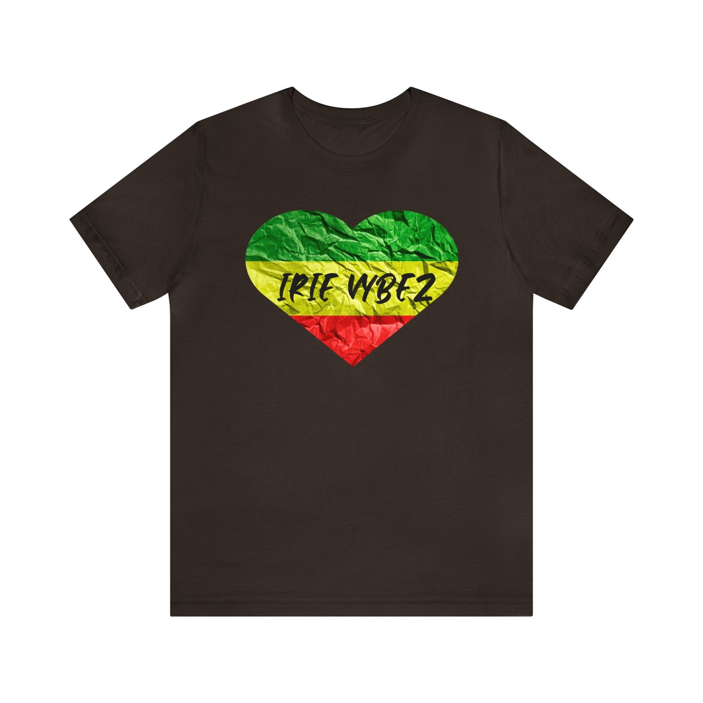 IRIE VYBEZ ROOTS COLOR CREWNECK T SHIRT