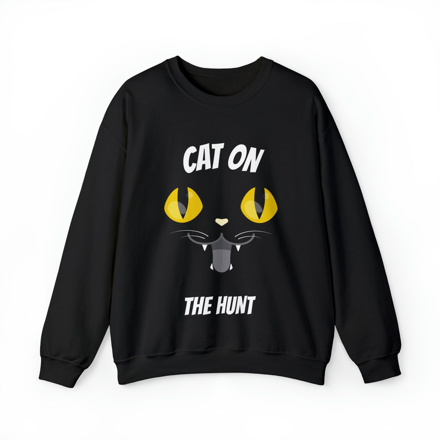 SCARY CAT HALLOWEEN SWEATSHIRT