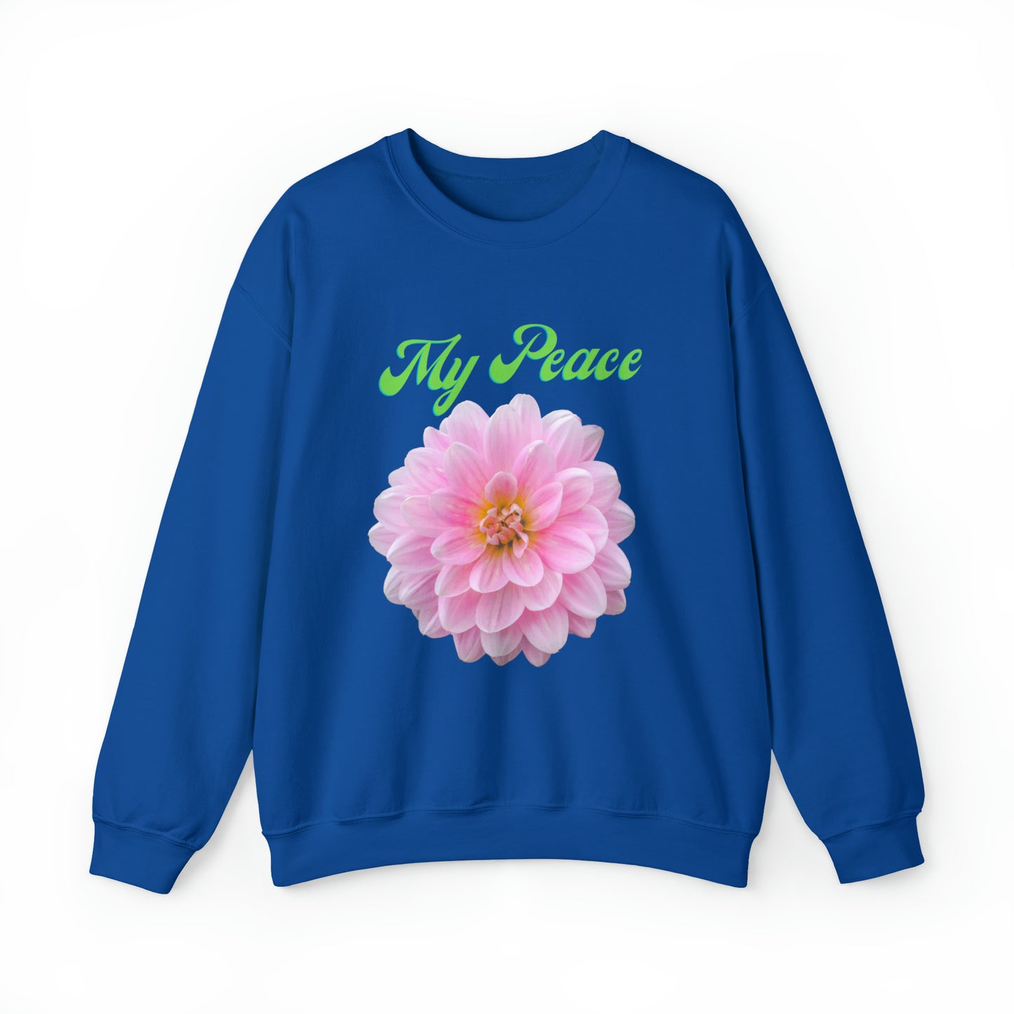 Pink Peony Design Crewneck Sweatshirt Gift