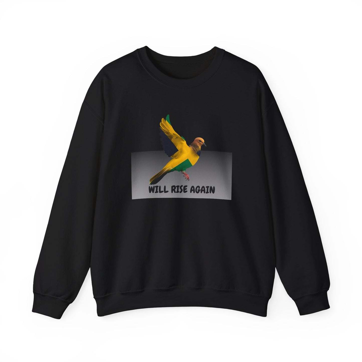 Will Rise Again Sweatshirt  Rising Bird Graphic Crewneck (E G)