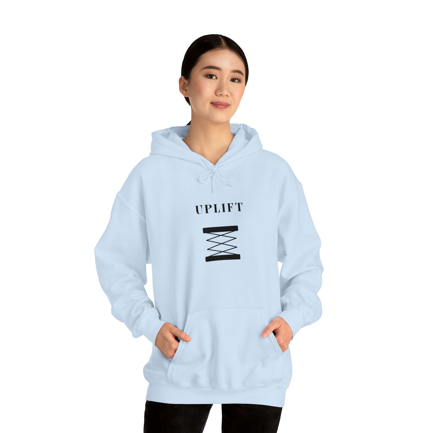 Uplift hooded sweatshirt gift, hoodie with inspirational words, sweatshirt word encourages, hoodie word uplift gift for friends and family