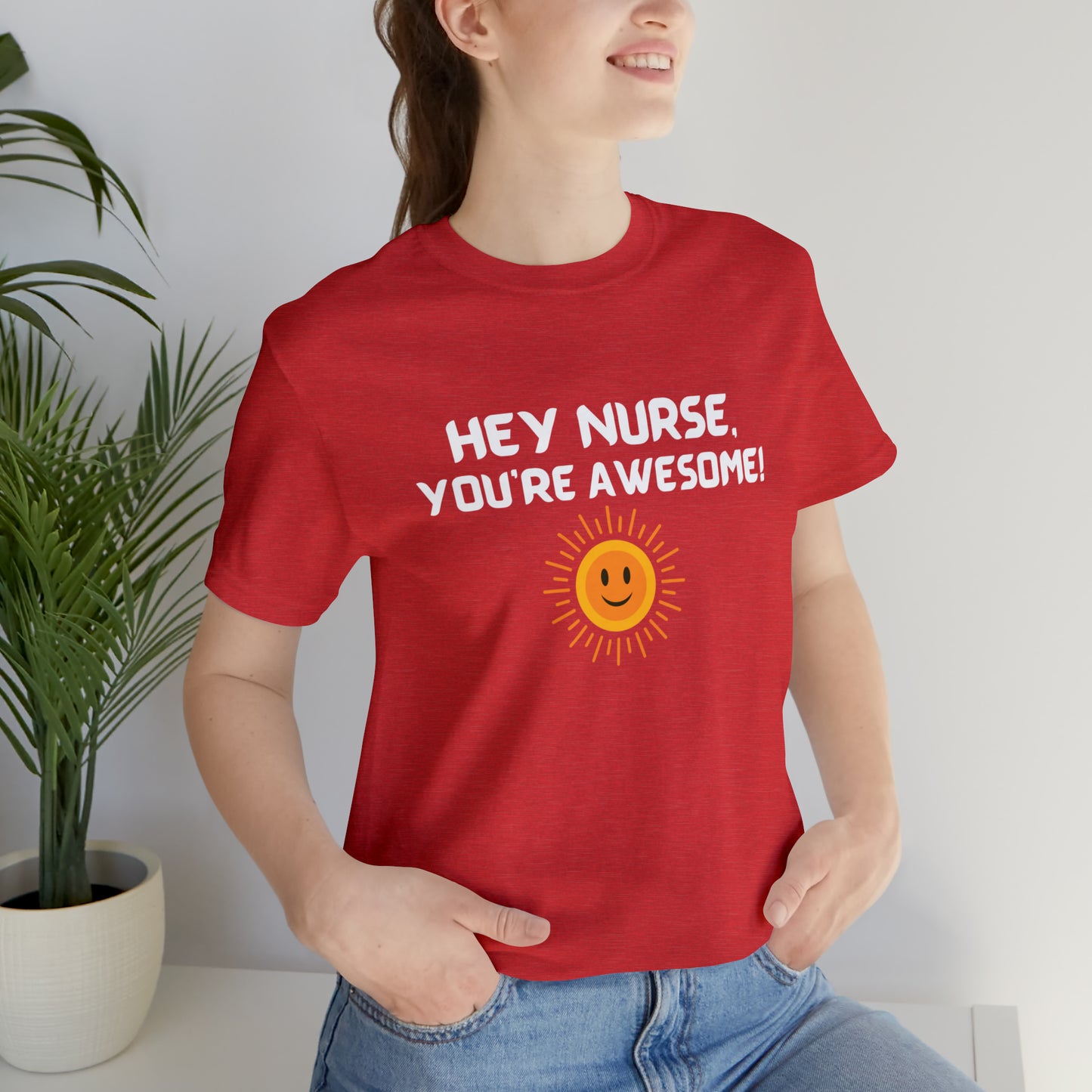 AWESOME NURSE CREWNECK TEE SHIRT GIFT