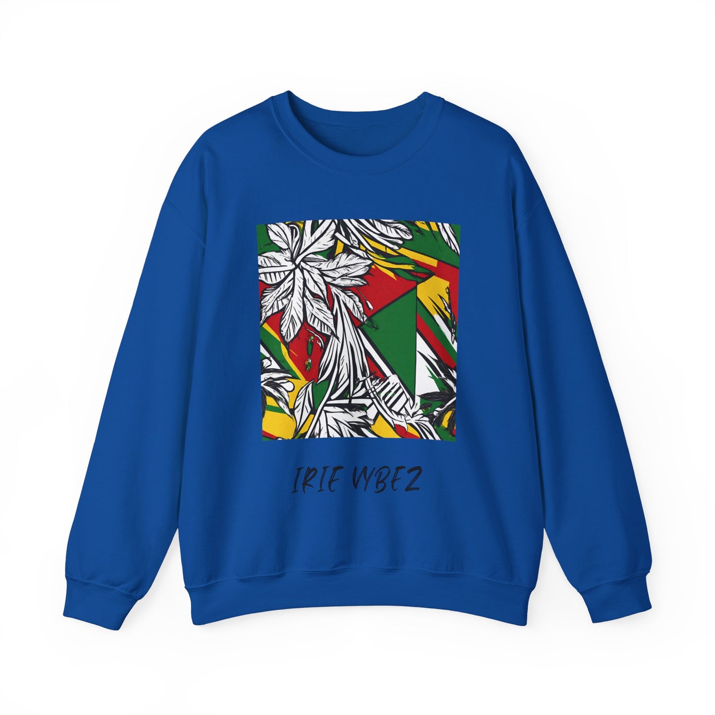 IRIE VYBEZ ABSTRACT ART GRAPHIC SWEATSHIRT