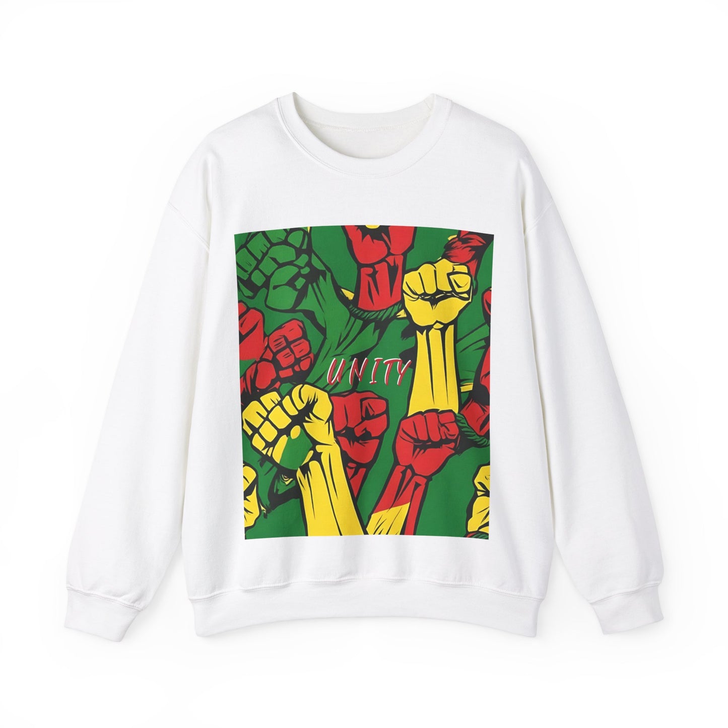 UNITY FIST  POWER DESIGN CREWNECK SWEATSHIRT GIFT